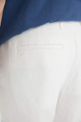 Regular Fit Summer Linen Bermuda Shorts