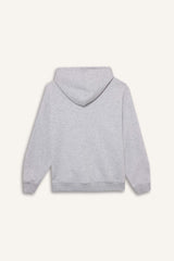 Relax Fit Hooded Basic Plain Thick Sweatshirt
