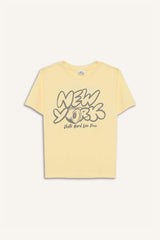 Boy Crew Neck Printed Short Sleeve T-Shirt