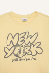 Boy Crew Neck Printed Short Sleeve T-Shirt