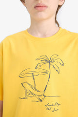 Boys Crew Neck Printed Short Sleeve T-Shirt