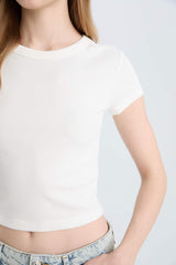 Slim Fit Camisole Short Sleeve T-Shirt