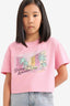 Girl Crew Neck Slogan Printed T-Shirt