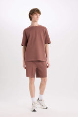 100% Cotton Regular Fit Straight Leg Shorts