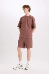 100% Cotton Regular Fit Straight Leg Shorts