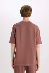 100% Cotton Boxy Fit Crew Neck Short Sleeve T-Shirt