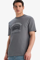 100% Cotton Fast & Furious Regular Fit Crew Neck Short Sleeve T-Shirt