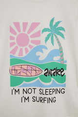 Girls Pajama Set Printed Short Sleeve Top Elastic Waist Shorts