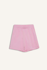 Girls Pajama Set Printed Short Sleeve Top Elastic Waist Shorts