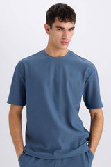 Boxy Fit Crew Neck Short Sleeve T-Shirt