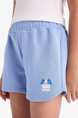 Girl Sweatshirt Fabric Shorts