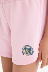 Girl Sweatshirt Fabric Shorts