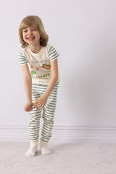 Baby Boy Striped Cotton 2 Piece Pajama Set
