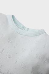 Baby Girl Ribbed Top Bottom 2 Piece Pajama Set