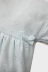 Baby Girl Ribbed Top Bottom 2 Piece Pajama Set