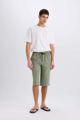 Long Fit Mesh Lined Long Length Cargo Pocket Swim Shorts