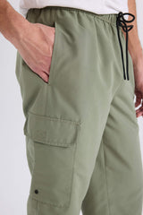 Long Fit Mesh Lined Long Length Cargo Pocket Swim Shorts