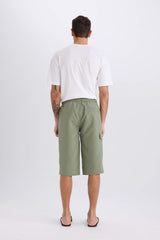 Long Fit Mesh Lined Long Length Cargo Pocket Swim Shorts