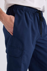 Long Fit Mesh Lined Long Length Cargo Pocket Swim Shorts