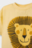Baby Boy 2-Piece Set Lion Printed Short Sleeve T-Shirt Flexible Waist Shorts