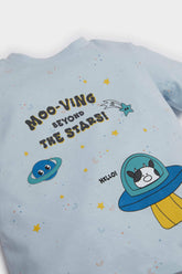 Baby Boy Printed Cotton Top Shorts 2 Piece Pajama Set