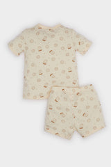 Baby Boy Cotton Top Shorts 2 Piece Pajama Set