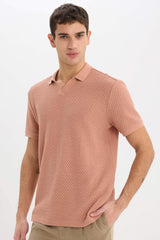 Regular Fit Polo Neck Short Sleeve T-Shirt