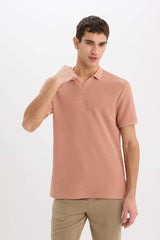 Regular Fit Polo Neck Short Sleeve T-Shirt