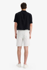 100% Cotton Regular Fit Bermuda Shorts