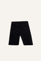 100% Cotton Cargo Fit Jean Bermuda Shorts
