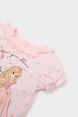Baby Girl Disney Princess Cotton Top Bottom 2 Piece Pajama Set