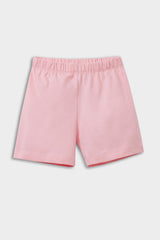 Baby Girl Pajama Set Unicorn Printed Short Sleeve Combed Cotton Top and Elastic Waist Shorts