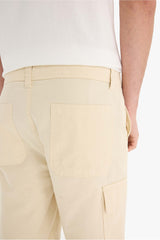 100% Cotton Regular Cargo Pocket Bermuda Shorts