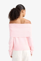 Regular Fit Off Shoulder Knitwear Pullover