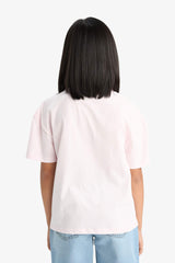 Girls Inside Out Relax Fit Crew Neck Short Sleeve T-Shirt