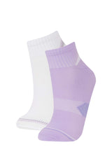 Women 2-Pack Cotton Short Sports Socks