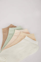 women 5-Pack Cotton Ankle Socks