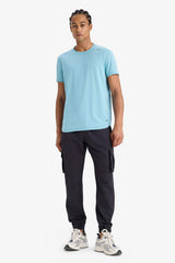 DeFactoFit Standard Fit Crew Neck Sports Short Sleeve T-Shirt