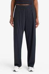 Straight Fit Wide Leg Trousers