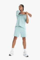 DeFactoFit Standard Fit Sportsman Shorts with Tie Waist and Pocket