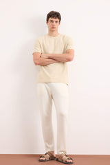 Regular Fit T-Shirt With A Round Neck And Short Sleeves