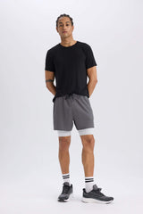 DeFactoFit Slim Fit Tight Cut Sports Shorts
