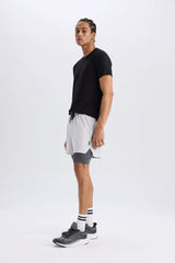 DeFactoFit Slim Fit Tight Cut Sports Shorts
