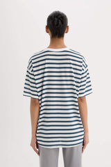 DeFactoFit Oversize Fit Slogan Printed Sports T-Shirt