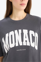 Oversize Fit Crew Neck Short Sleeve T-Shirt