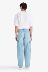 100% Cotton Relax Fit Straight Leg Jeans