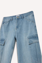 100% Cotton Relax Fit Straight Leg Jeans