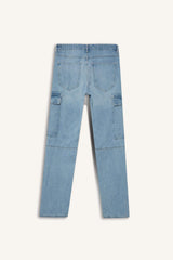 100% Cotton Relax Fit Straight Leg Jeans