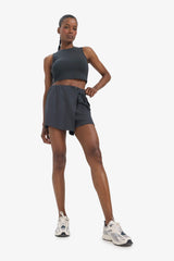 DeFactoFit Crop Top Crew Neck Modal Sports Tank Top