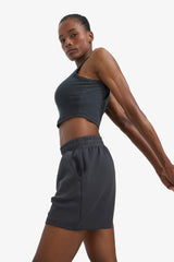 DeFactoFit Crop Top Crew Neck Modal Sports Tank Top